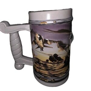 1995 BUDWEISER Salutes The Marines Beer Stein Brazil